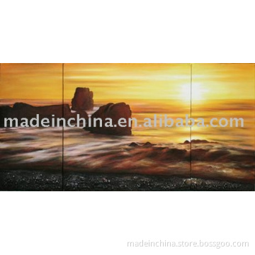 Group Oil Painting Sunrise&amp;Sunset